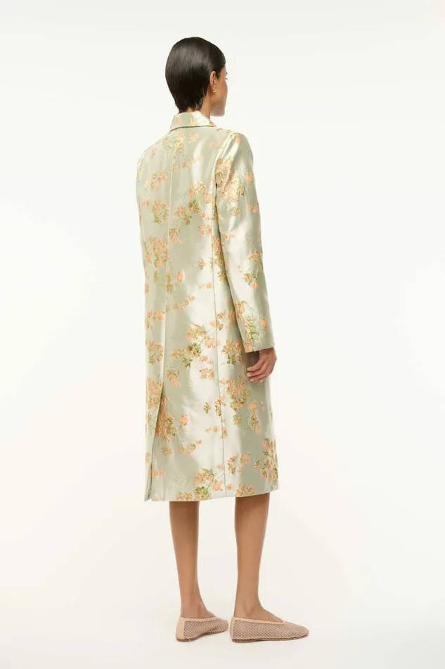 STAUD ANTOINETTE COAT Metallic Bloom Women Outerwear and Jackets STAUD ANTOINETTE COAT Metallic Bloom Women Outerwear and Jackets