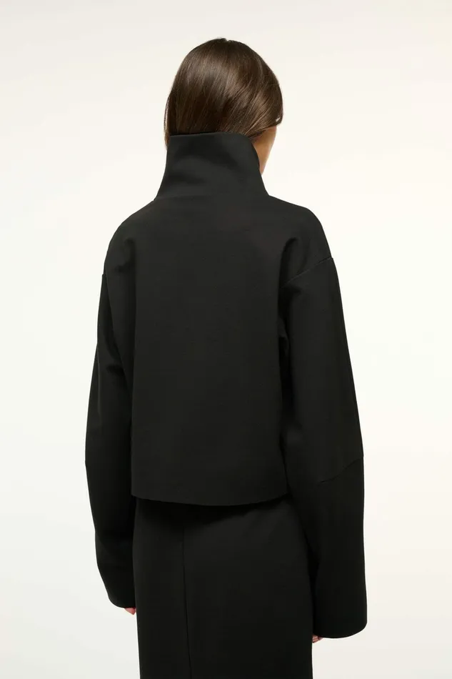 STAUD BINOCHE TOP Black Women Tops STAUD BINOCHE TOP Black Women Tops