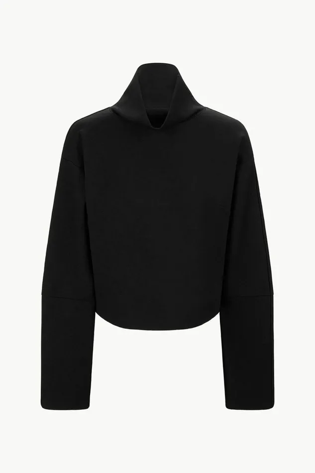 STAUD BINOCHE TOP Black Women Tops STAUD BINOCHE TOP Black Women Tops