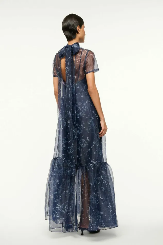 STAUD CALLUNA DRESS Zodiac Constellation Women Dresses STAUD CALLUNA DRESS Zodiac Constellation Women Dresses