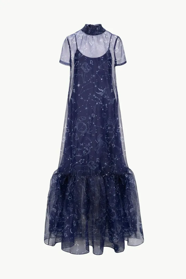STAUD CALLUNA DRESS Zodiac Constellation Women Dresses STAUD CALLUNA DRESS Zodiac Constellation Women Dresses