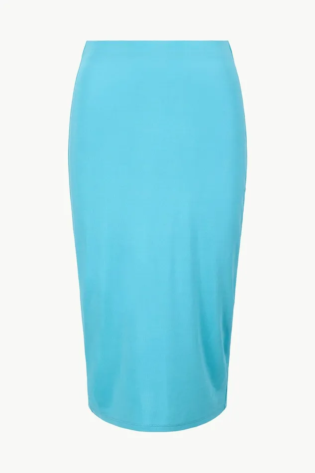 STAUD CHANA SKIRT Aqua Women Skirts