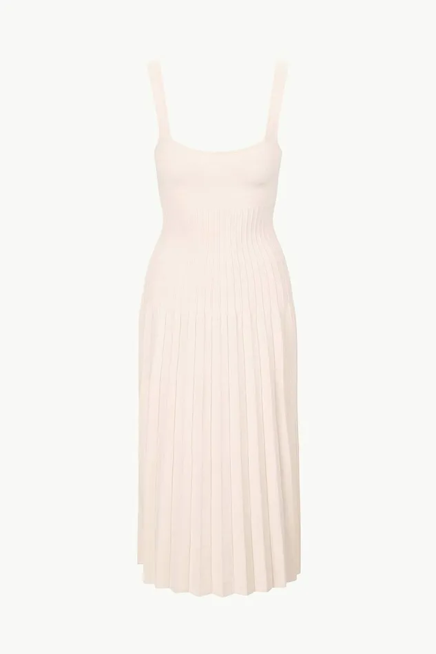 STAUD ELLISON DRESS Ecru Women Dresses STAUD ELLISON DRESS Ecru Women Dresses