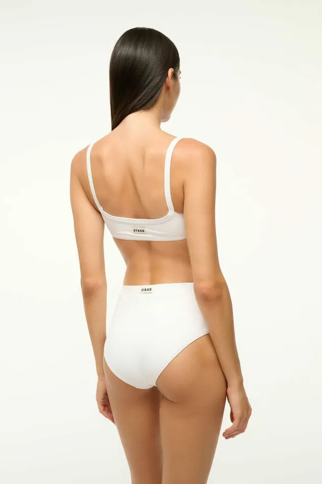 STAUD GIA BIKINI BOTTOM Bright White Women Swim