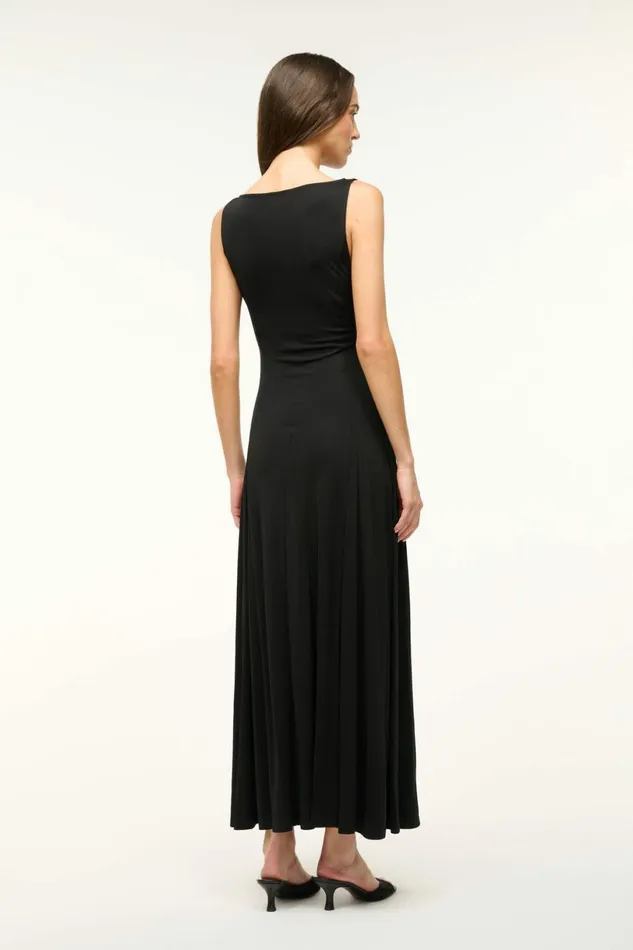 STAUD GRAMERCY DRESS Black Women Dresses STAUD GRAMERCY DRESS Black Women Dresses