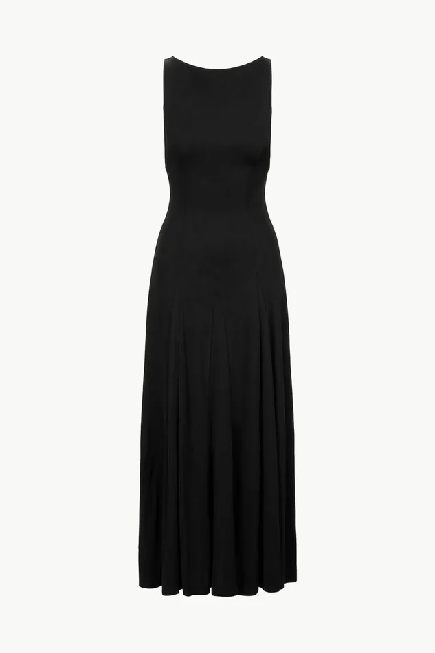 STAUD GRAMERCY DRESS Black Women Dresses STAUD GRAMERCY DRESS Black Women Dresses