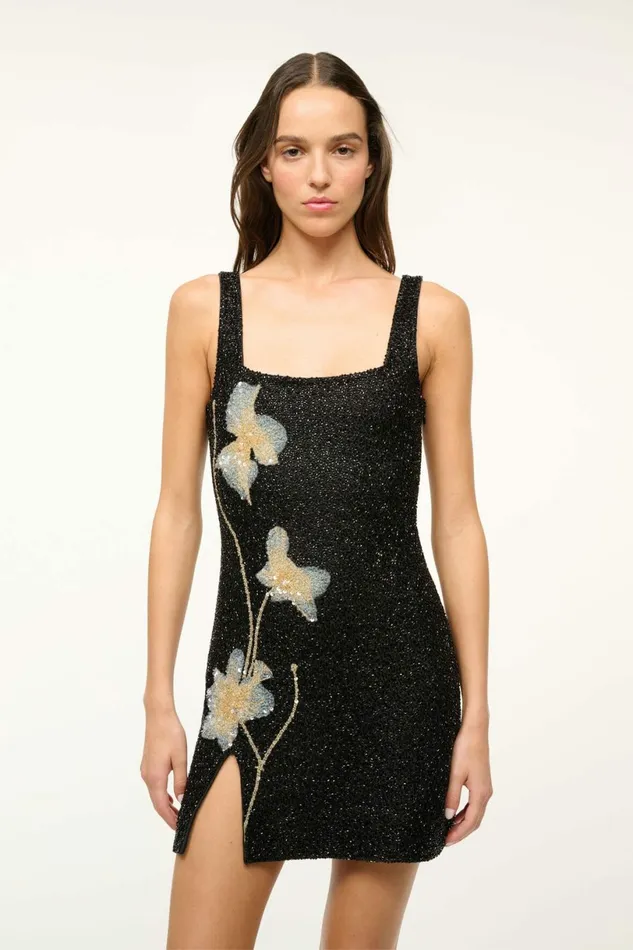 STAUD LE SABLE DRESS Botanical Shadows Women Dresses STAUD LE SABLE DRESS Botanical Shadows Women Dresses