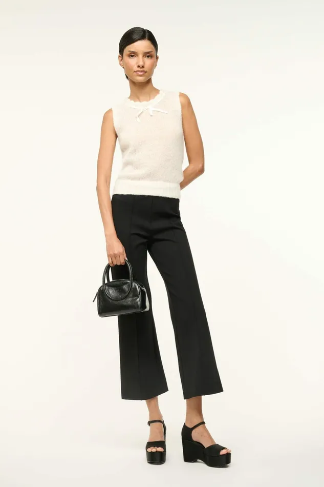 STAUD MAUDE MINI BOWLER BAG Black Women Clutches and Handhelds STAUD MAUDE MINI BOWLER BAG Black Women Clutches and Handhelds
