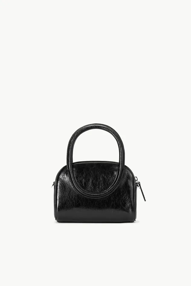 STAUD MAUDE MINI BOWLER BAG Black Women Clutches and Handhelds STAUD MAUDE MINI BOWLER BAG Black Women Clutches and Handhelds