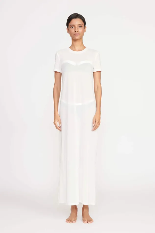 STAUD OTTILIE DRESS White Women Swim