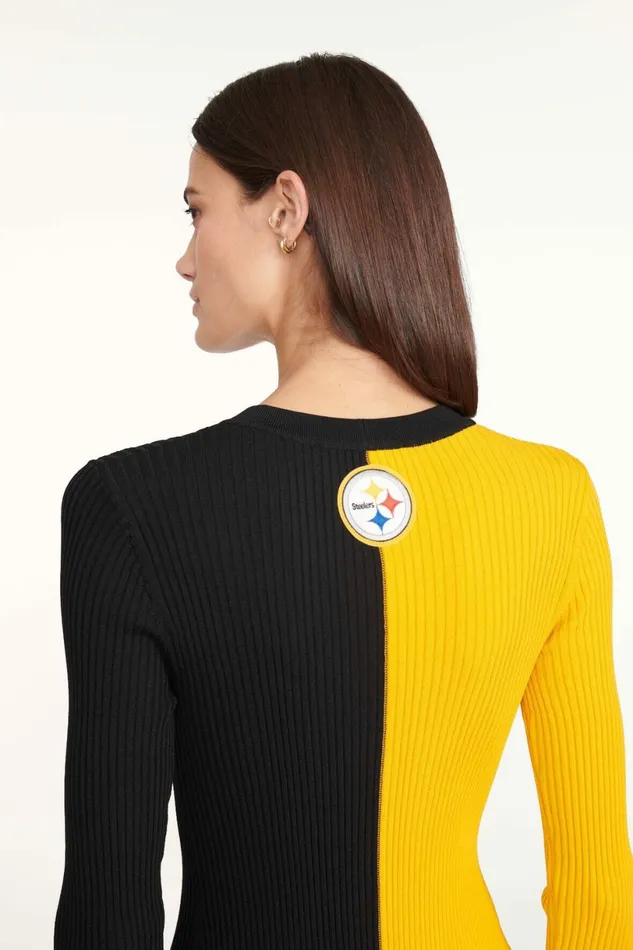 STAUD THE NFL SHOKO SWEATER Pittsburgh Steelers Women Dresses STAUD THE NFL SHOKO SWEATER Pittsburgh Steelers Women Dresses