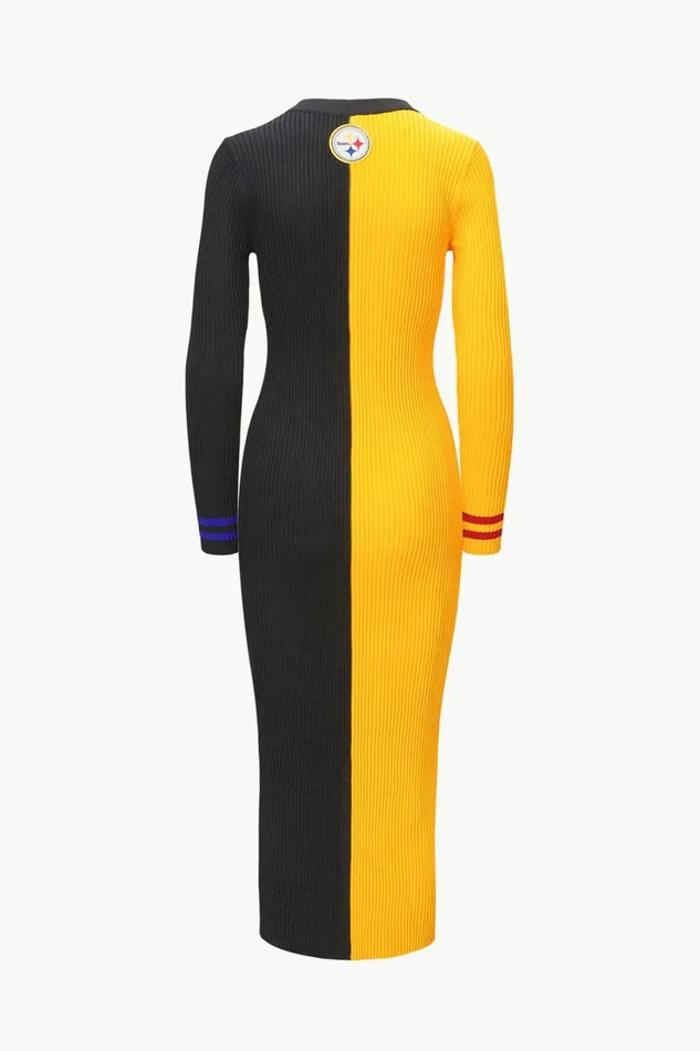 STAUD THE NFL SHOKO SWEATER Pittsburgh Steelers Women Dresses STAUD THE NFL SHOKO SWEATER Pittsburgh Steelers Women Dresses