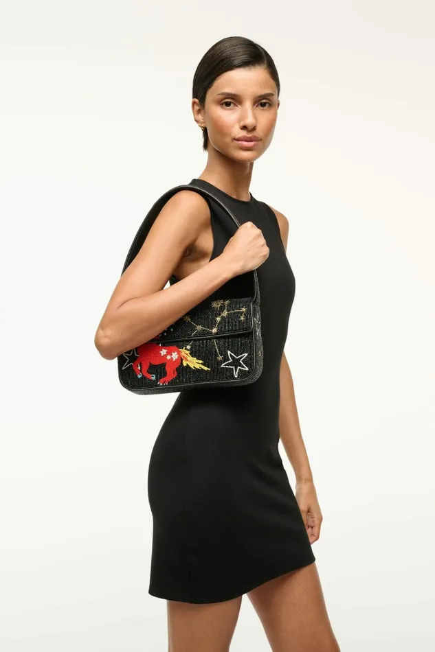 STAUD TOMMY BEADED BAG Sagittarius Women Shoulder