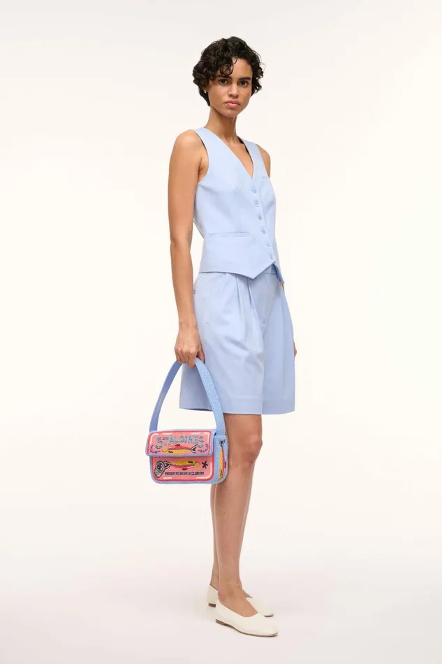 STAUD TOMMY BEADED BAG Staudines Pink Women Shoulder STAUD TOMMY BEADED BAG Staudines Pink Women Shoulder