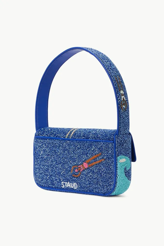 STAUD TOMMY BEADED BAG Swimmers Women Shoulder STAUD TOMMY BEADED BAG Swimmers Women Shoulder