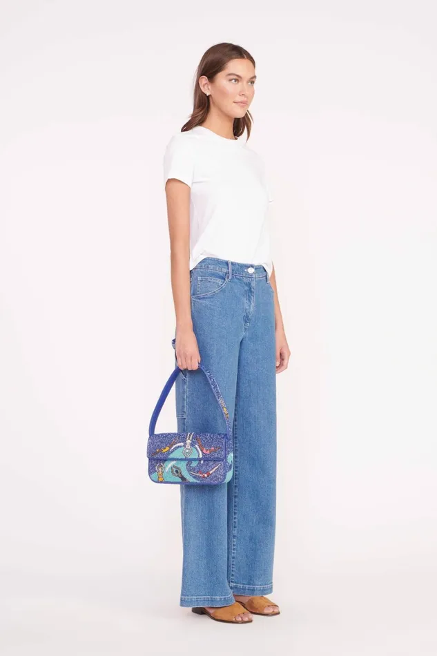 STAUD TOMMY BEADED BAG Swimmers Women Shoulder STAUD TOMMY BEADED BAG Swimmers Women Shoulder