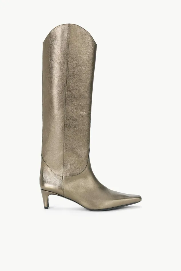 STAUD WESTERN WALLY BOOT Aged Bronze Women Boots
