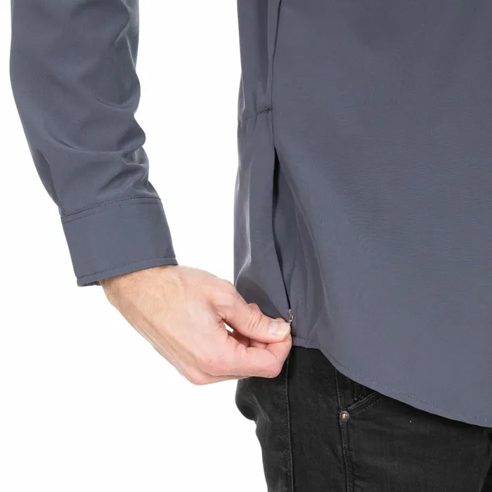 Strettington Insect Repellent Shirt Graphite Men Trespass Shirts