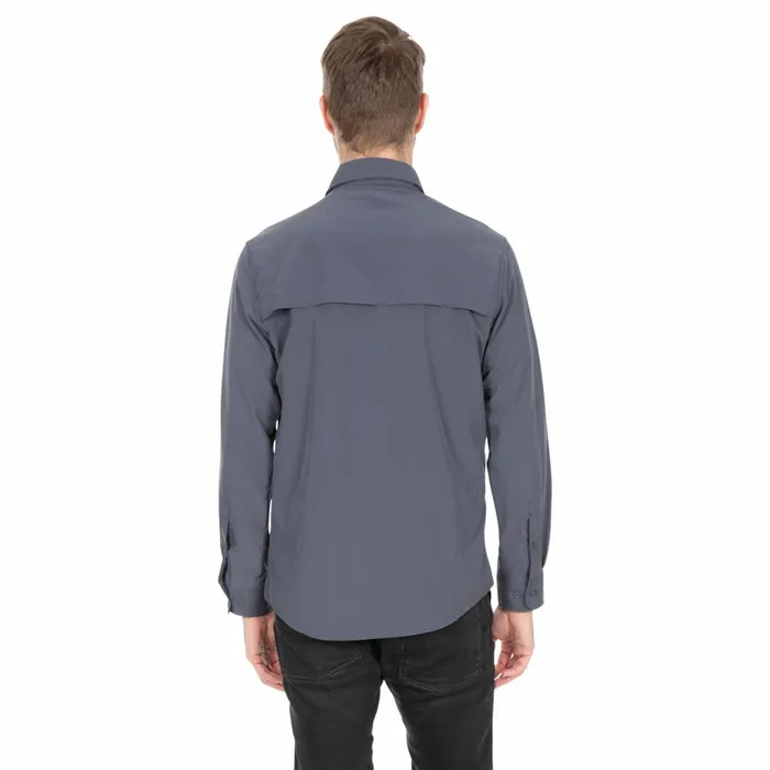 Strettington Insect Repellent Shirt Graphite Men Trespass Shirts