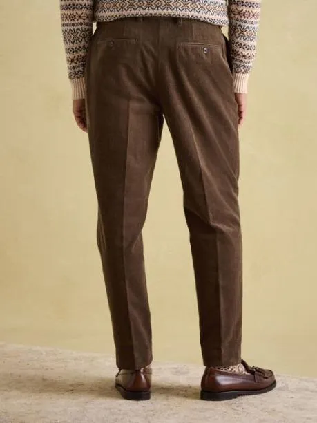 Suits and Tailoring Men Joules Green Corduroy Slim Fit Suit Trousers