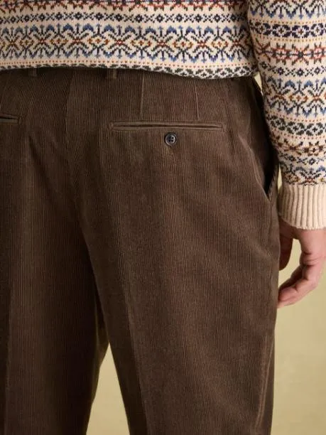 Suits and Tailoring Men Joules Green Corduroy Slim Fit Suit Trousers