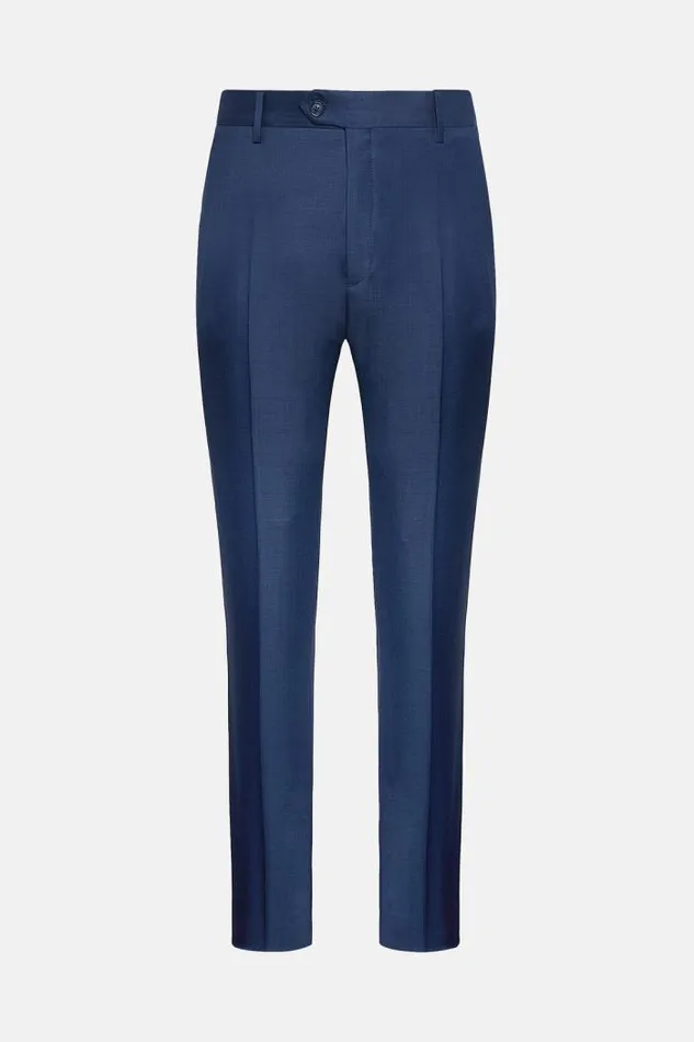 Suits Men Boggi Milano Blue Grisaille Wool Suit Blue Suits Men Boggi Milano Blue Grisaille Wool Suit Blue