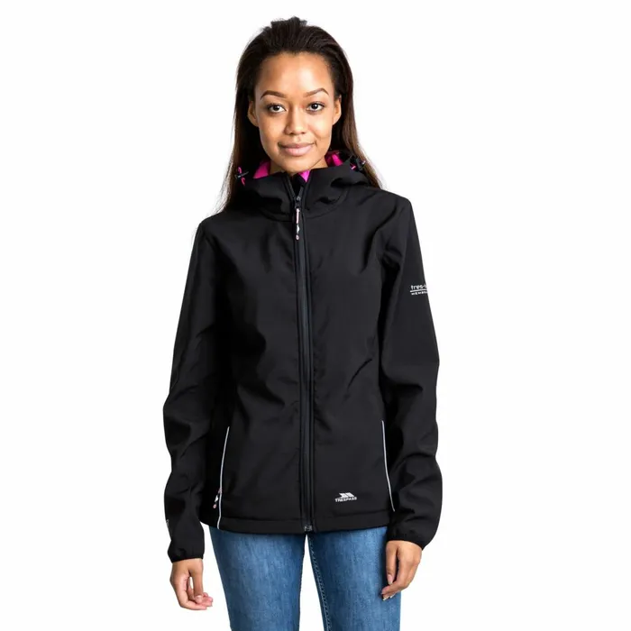 Suzanne Softshell Jacket Black Women Trespass Softshell Jackets