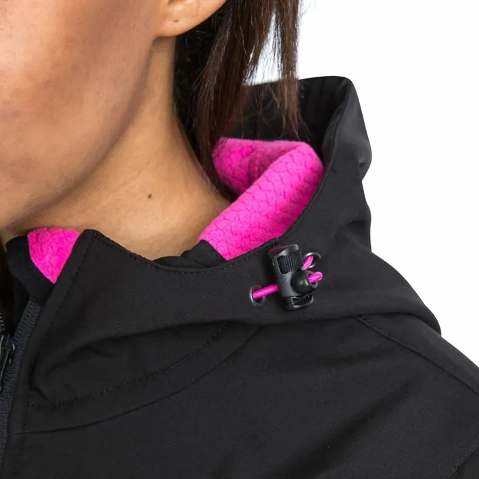 Suzanne Softshell Jacket Black Women Trespass Softshell Jackets