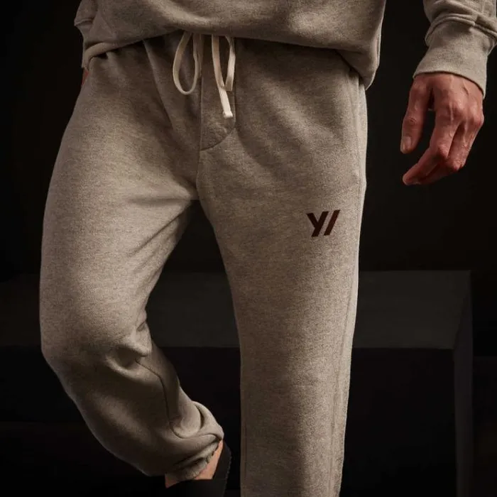 Sweat TopsBottoms Men James Perse Classic French Terry Sweatpant Heather Greymaroon