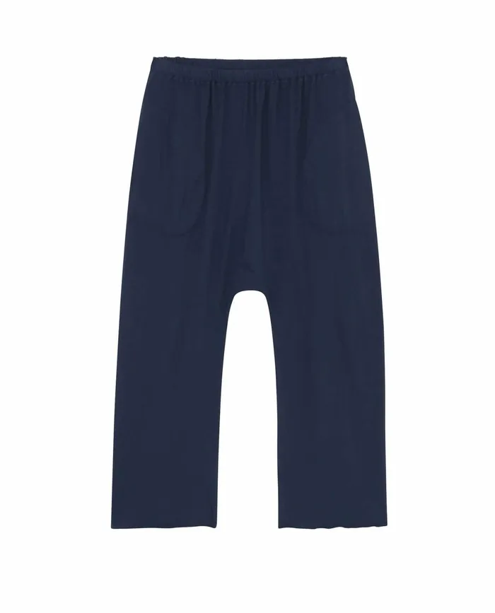 Sweatpants Women The Great The Jersey Crop True Navy Sweatpants Women The Great The Jersey Crop True Navy