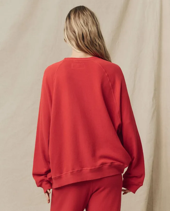 Sweatshirts Women The Great The Slouch Sweatshirt Solid Campfire Sweatshirts Women The Great The Slouch Sweatshirt Solid Campfire