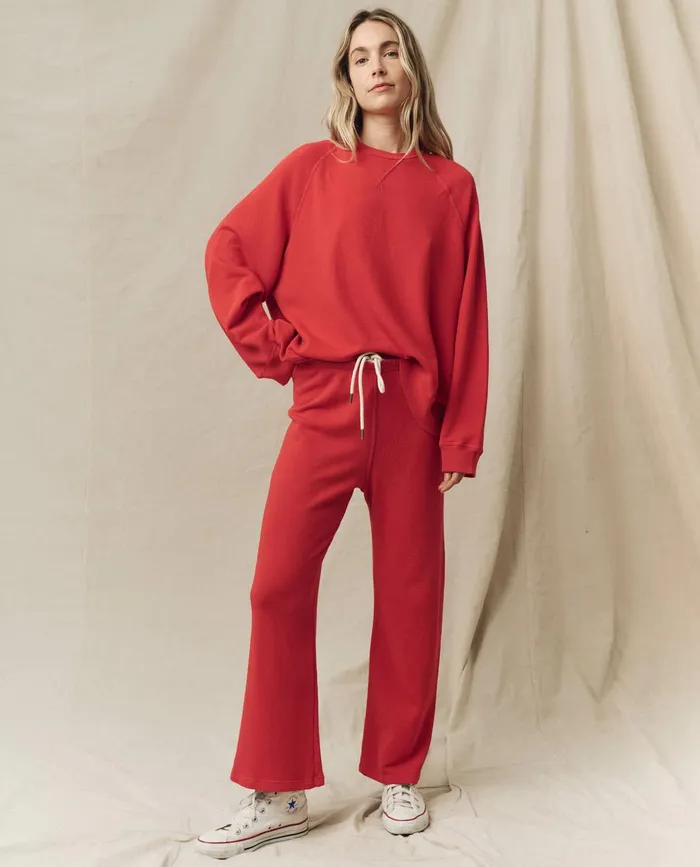 Sweatshirts Women The Great The Slouch Sweatshirt Solid Campfire Sweatshirts Women The Great The Slouch Sweatshirt Solid Campfire