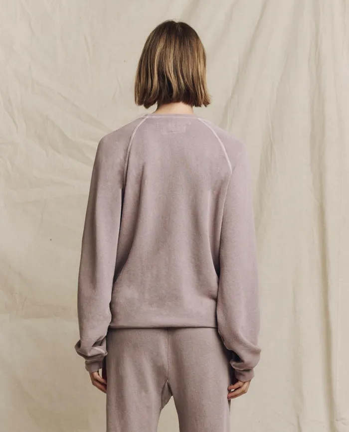 Sweatshirts Women The Great The Slouch Sweatshirt Solid Quartz Sweatshirts Women The Great The Slouch Sweatshirt Solid Quartz