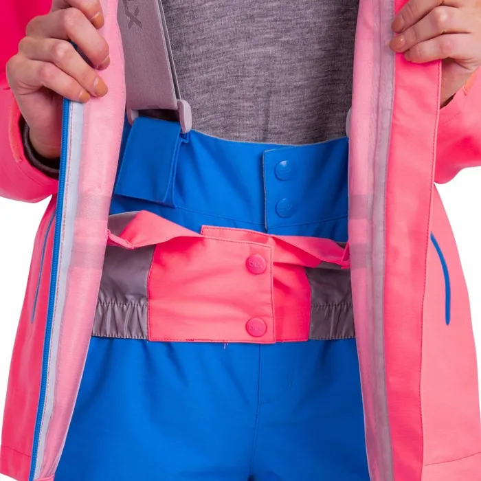 Tammin DLX Waterproof Ski Jacket Neon Coral Women Trespass Ski Jackets