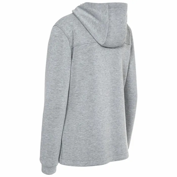 Tauri DLX Full Zip Hoodie Grey Marl Women Trespass Hoodies
