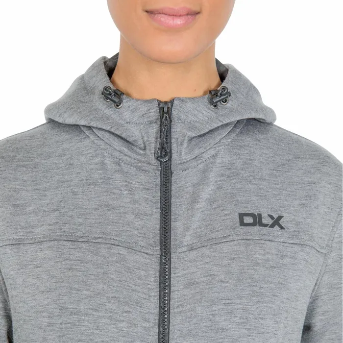 Tauri DLX Full Zip Hoodie Grey Marl Women Trespass Hoodies