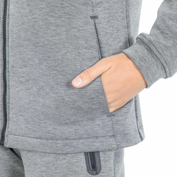 Tauri DLX Full Zip Hoodie Grey Marl Women Trespass Hoodies
