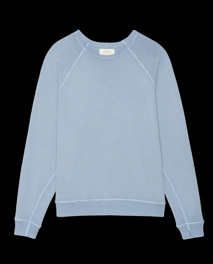 Tees and Sweats Men The Great The Men039s College Sweatshirt Solid Big Sky