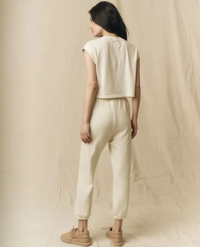 Tees Women The Great The Square Tee Washed White Tees Women The Great The Square Tee Washed White