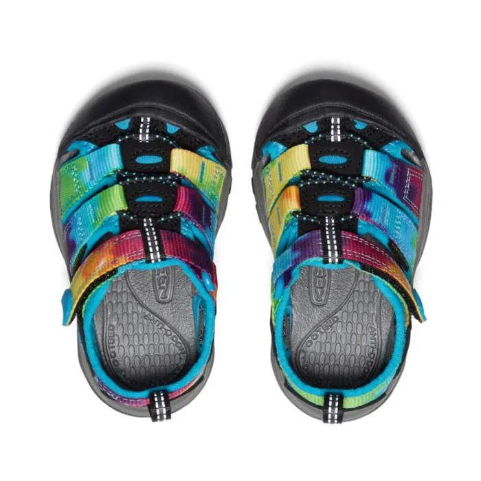Toddlers039 Rainbow Tie Dye Water Sandals 8211 Newport H2 Kids KEEN Sandals