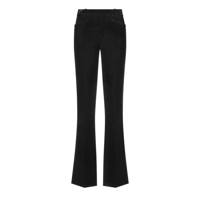 TOM FORD Pants and Shorts Women VELVET 034WALLIS034 TAILORED FLARE PANTS Black TOM FORD Pants and Shorts Women VELVET 034WALLIS034 TAILORED FLARE PANTS Black