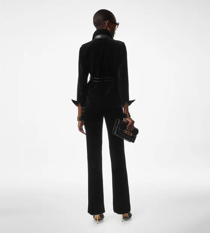 TOM FORD Pants and Shorts Women VELVET 034WALLIS034 TAILORED FLARE PANTS Black TOM FORD Pants and Shorts Women VELVET 034WALLIS034 TAILORED FLARE PANTS Black