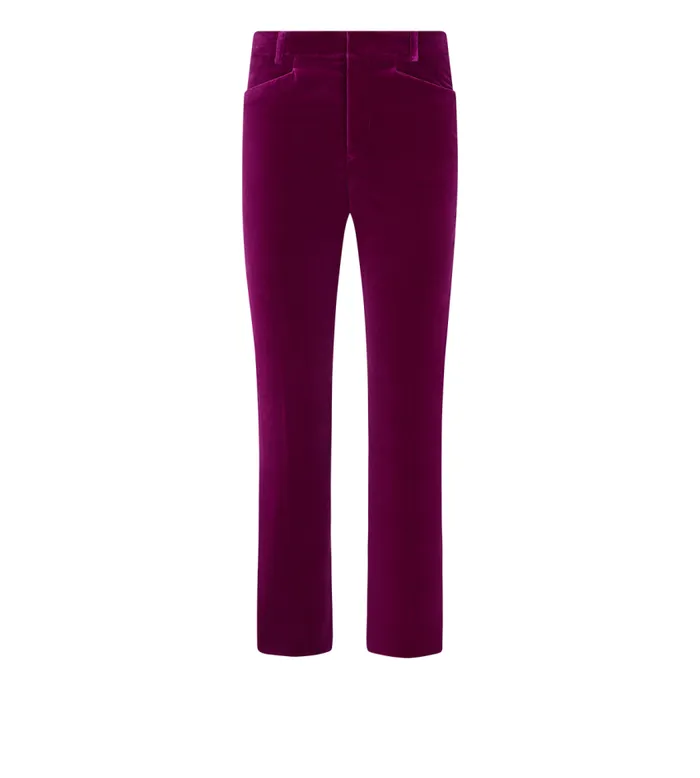 TOM FORD Pants and Shorts Women VELVET 034WALLIS034 TAILORED TUXEDO PANTS Bouganville TOM FORD Pants and Shorts Women VELVET 034WALLIS034 TAILORED TUXEDO PANTS Bouganville