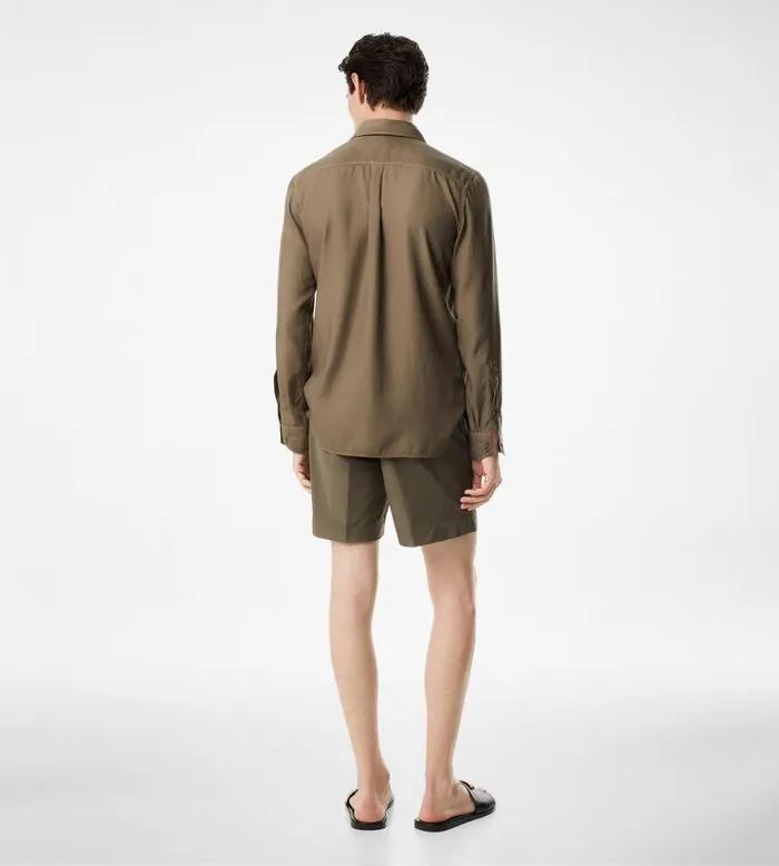 TOM FORD Shirts Men FLUID TWILL MILITARY FIT SHIRT