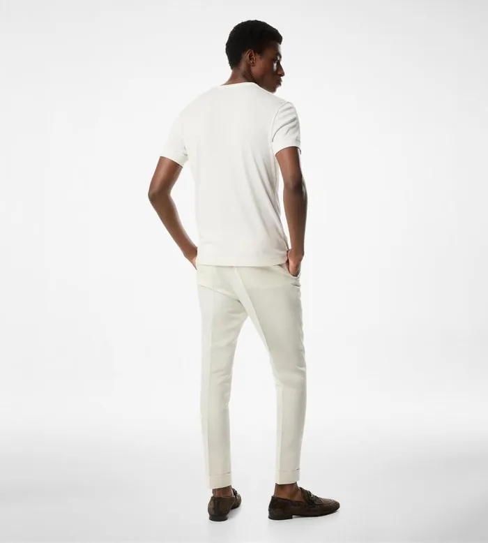 TOM FORD Shirts Men LYOCELL COTTON RIB HENLEY TOM FORD Shirts Men LYOCELL COTTON RIB HENLEY
