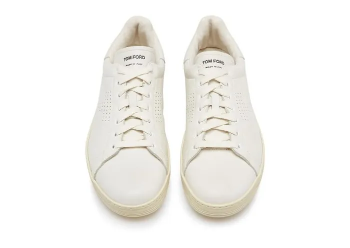 TOM FORD Sneakers Men GRAIN LEATHER WARWICK SNEAKER Butter Cream
