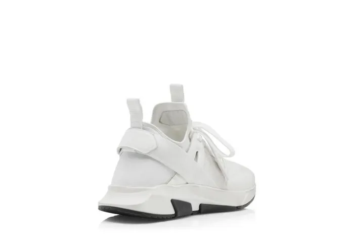 TOM FORD Sneakers Men NEOPRENE SUEDE JAGO SNEAKER White White TOM FORD Sneakers Men NEOPRENE SUEDE JAGO SNEAKER White White
