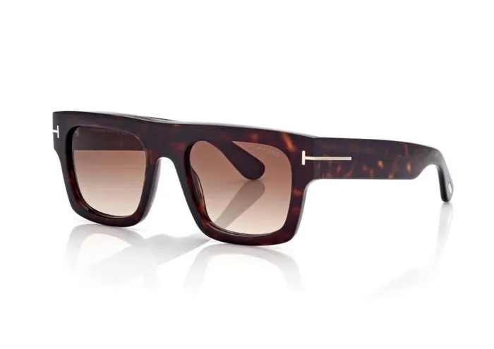 TOM FORD Sunglasses Men FAUSTO SUNGLASSES Dark Havana TOM FORD Sunglasses Men FAUSTO SUNGLASSES Dark Havana