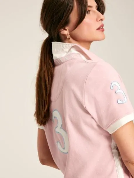 Tops and TShirts Women Joules Pink Short Sleeve Cotton Polo Shirt Tops and TShirts Women Joules Pink Short Sleeve Cotton Polo Shirt
