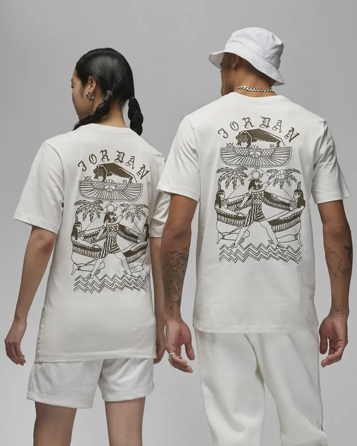Tops And TShirts Men Nike Jordan Artist Series By Umar Rashid Phantompalomino